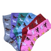 Sale! Running Ponies Sock- PAIR