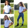 Equine Couture Children's Cara Short Sleeve Show Shirt  For Sale!