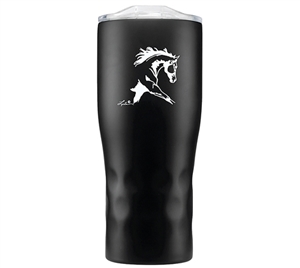 Dressage Horse Tumbler - Black for sale!