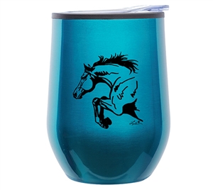 Wine Tumbler - Teal for sale!