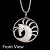 JJeni Morgance Silver Horse Pendant Necklace For Sale!