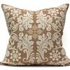 Leaf Square Pillow - Gold