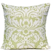 Large Damask Pillow - Green