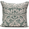 Large Damask Pillow - Oyster Bay