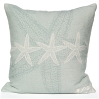 Starfish Pillow - Silverberry