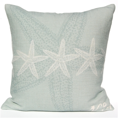 Starfish Pillow - Silverberry