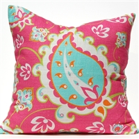 Paisley Pillow - Pink