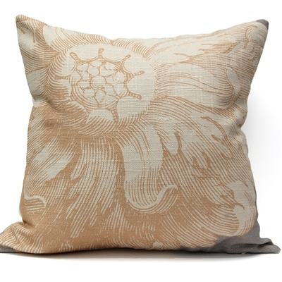 Rosette Pillow - Gold