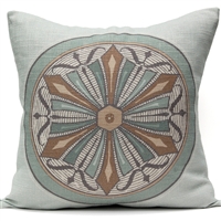 Medallion 6 Pillow - Oyster Bay