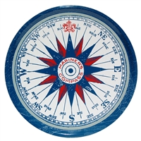 Outdoor Serving Tray - Mariner's Compass Americana