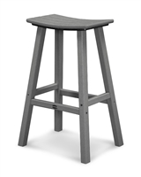 Traditional 30" Saddle Bar Stool