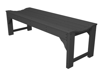 Traditional Garden 60" Backless Bench