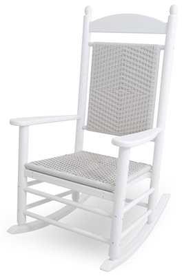 Jefferson Woven Rocker (White Loom)