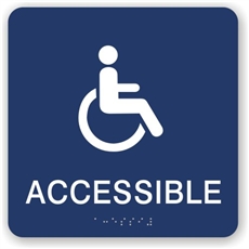 Accessible Braille Sign