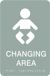 ADA Braille Baby Changing Sign