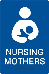 ADA Braille Nursing Mothers Sign