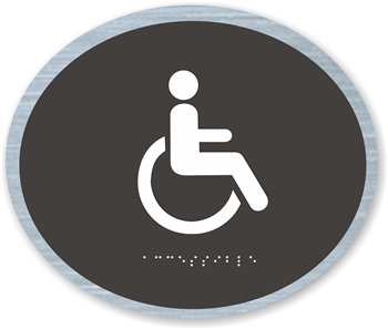 Handicap Accessible braille ADA Sign