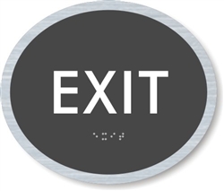 Exit ADA Braille Sign