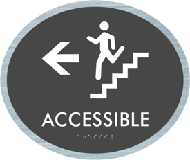 Stair Accessible braille ADA Sign