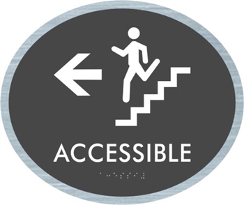 Stair Accessible braille ADA Sign