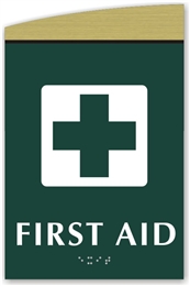 Braille First Aid Sign