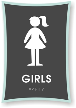 Girl's Braille Sign