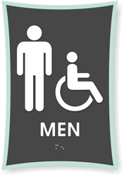 Men's Braille Sign