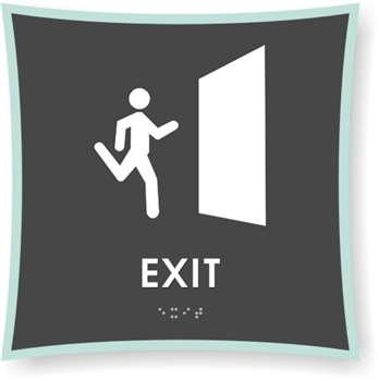 Braille Exit Sign