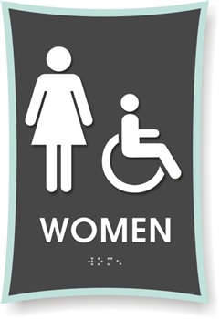 Women's Braille Sign