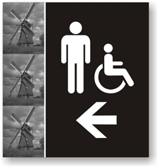 Men's Directional Sign