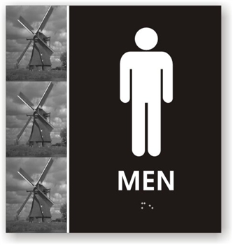 Men's Braille Sign