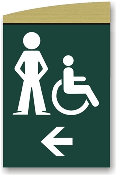 Boy's Directional Sign