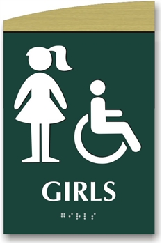 Girl's Braille Sign