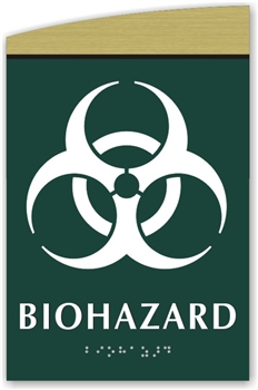 Braille Biohazard Sign