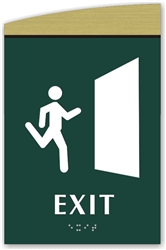 Braille Exit Sign