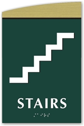 Braille Stairs Sign