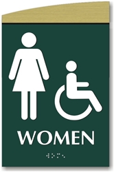 Women's Braille Sign