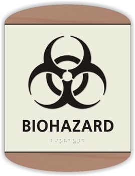 Braille Biohazard Sign