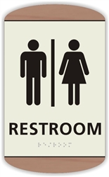 Restroom Braille Sign