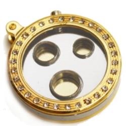 3 Hole Cigar Punch Cutter - Gold