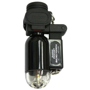 Blazer Pocket Micro Torch Lighter Black, PB-207-BLK