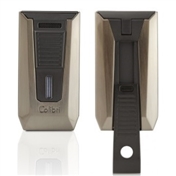 Colibri Slide Cigar Lighter - Gunmetal & Matte Black