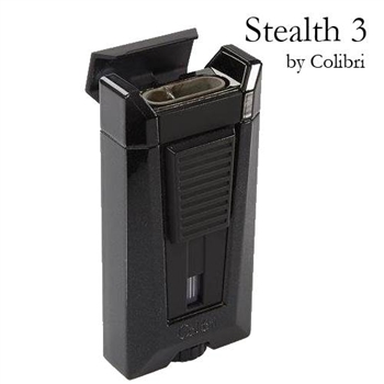 Colibri Stealth 3 Lighter, Black