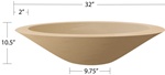 32"  Wok Fire Bowl Mold