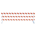 Break-Away Type III - 12' Break-Away  Kit with High Intensity Prismatic Grade Striped Sheeting (Both Sides)