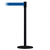 Slimline Post Basics Black Base/Blue Tube/Blue Head Standard 7.5' No Custom Blue Webbing Standard Belt End