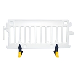 Avalon Crowd Control Plastic Barricade White No Sheeting