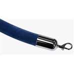 Velour Rope Royal Blue with Metal Ends