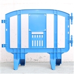 Minit - 4.1' ft. Plastic Crowd Control Barricade Blue