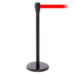 QueuePro 200, Black, Barrier with 11' Red Belt